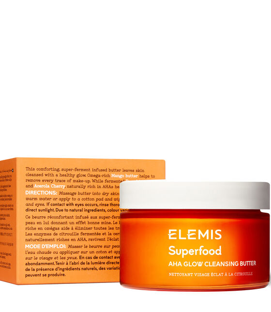 Superfood AHA Glow Cleansing Butter superfood aha glow cleansing butter