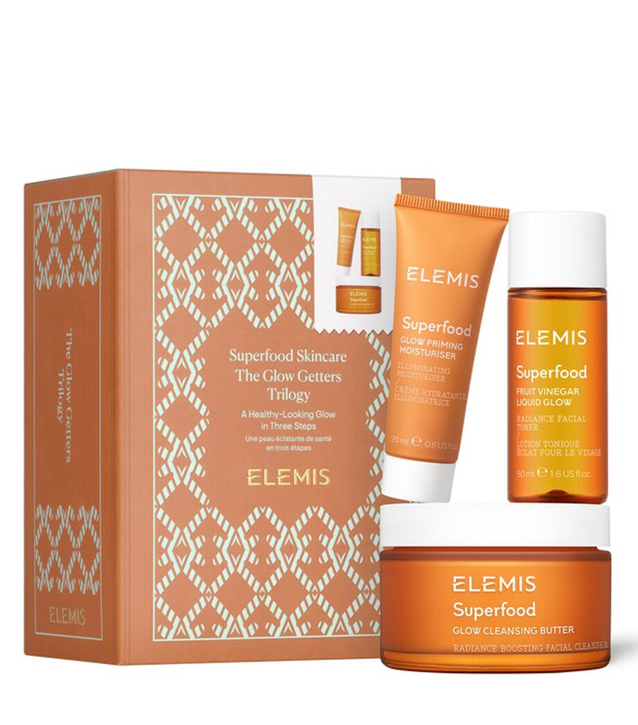 superfood skincare the glow getters trilogy gift set